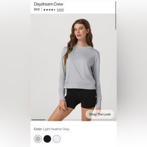 Women’s Vuori Daydream Crew Size Small Grey